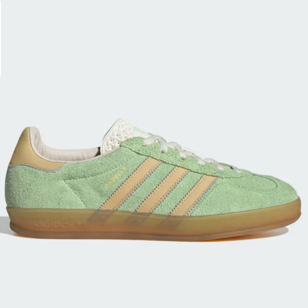 adidas Gazelle Indoor Semi Green Spark / Almost Yellow / Cream White